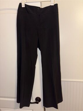 Style & Co. Black Wide-Leg Work Trousers